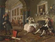 HOGARTH, William Shortly after the Marriage (mk08) USA oil painting artist